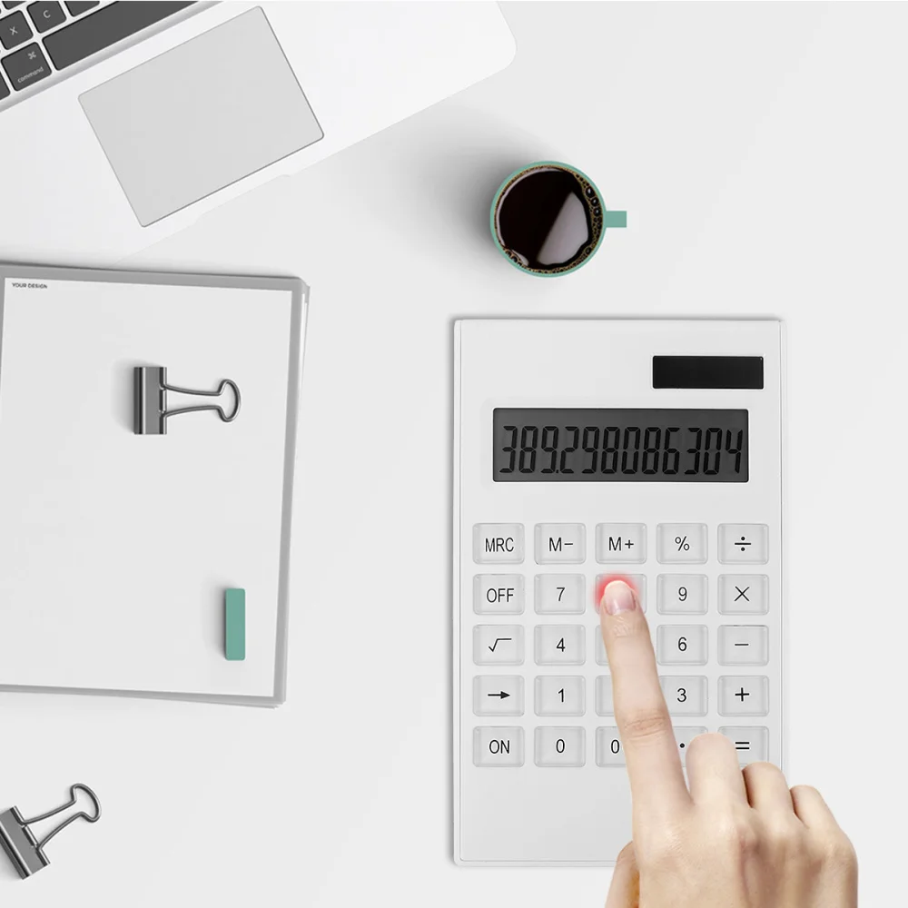 

1pc Ultrathin Solar Calculator Calculator for Office Calculator for Office