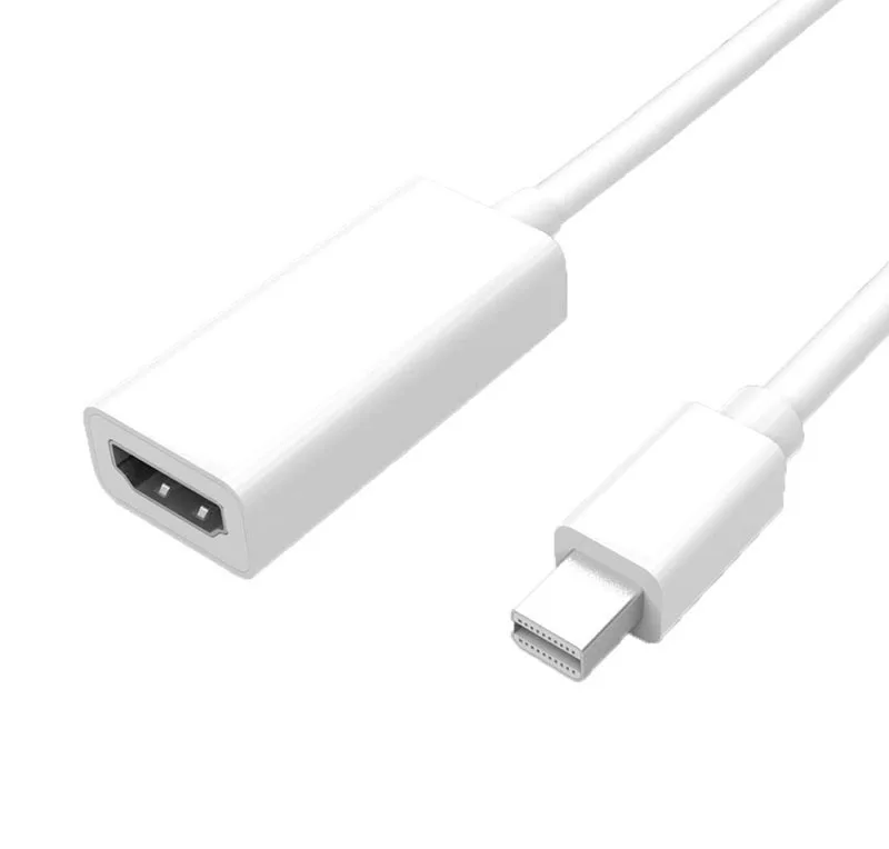 Белый Мини адаптер DP к HDMI кабель для Apple Mac Macbook Pro Air Ноутбук Дисплей порт Дисплей Порт DP к HDMI конвертер для Thinkpad - Цвет: Белый