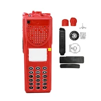 red walkie talkie full keypad replacement repair cover housing case kit for motorola xts3000 model 3 two way radio