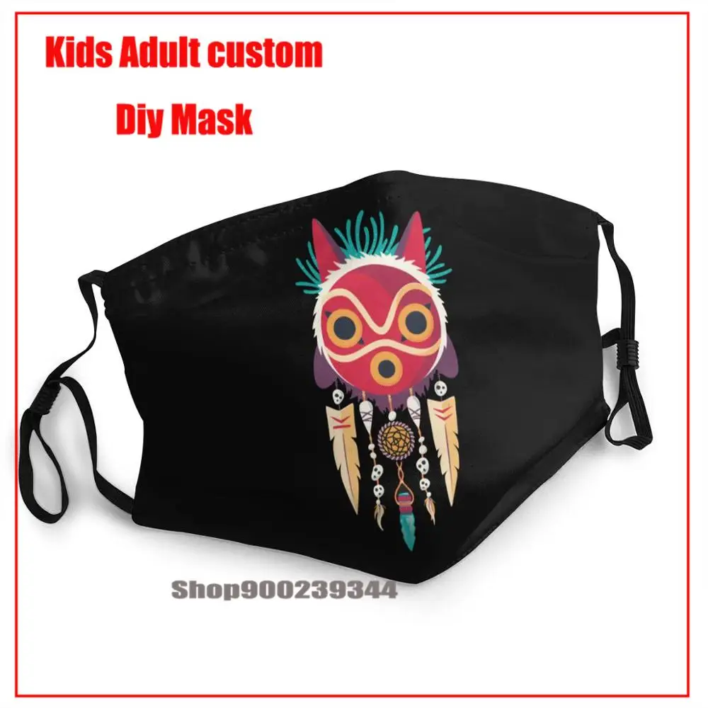 Mononoke Spirit Of The Seasons msak моющаяся маска pm2.5 защитная для лица маски с фильтром |