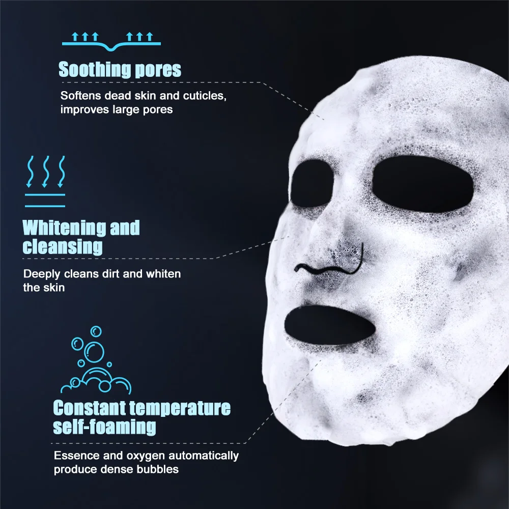 JVR 10 шт . увлажняющая маска с пузырьками для лица аминокислотная глубокое