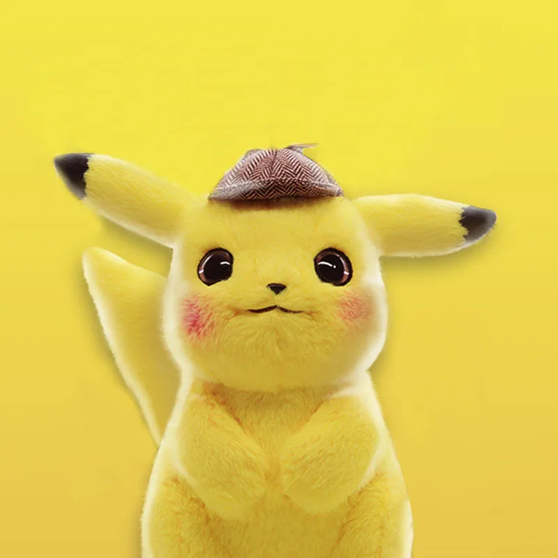 TAKARA TOMY Аниме Покемон детектив Пикачу плюшевые мягкие игрушки покемон куклы на