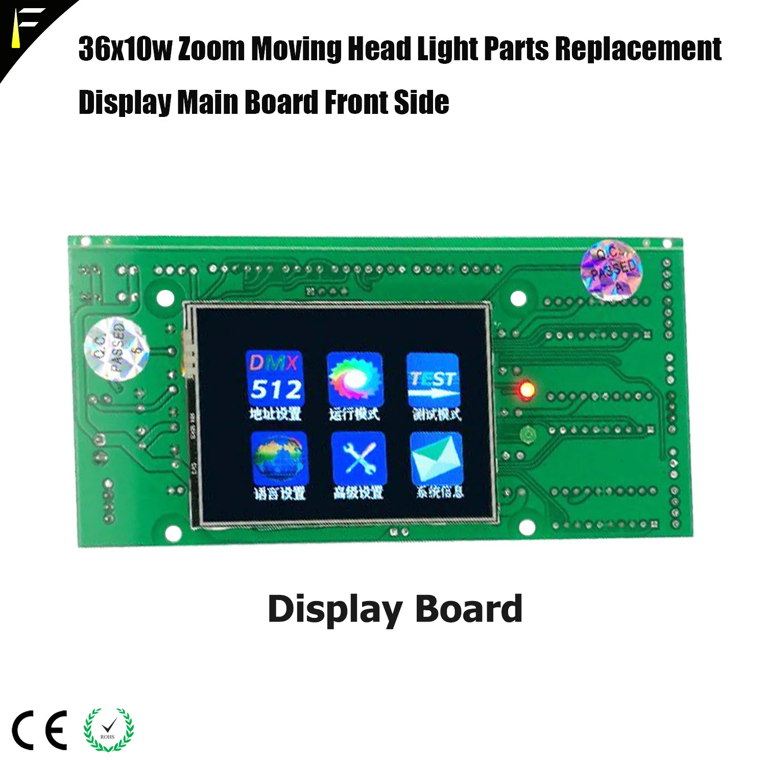 Сценический зум моющийся подвижный головной светильник 36*10 Вт запчасти