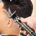 Новая перезаряжаемая USB машинка для стрижки волос T9, Мужская бритва, триммер для мужчин, профессиональный триммер для бороды