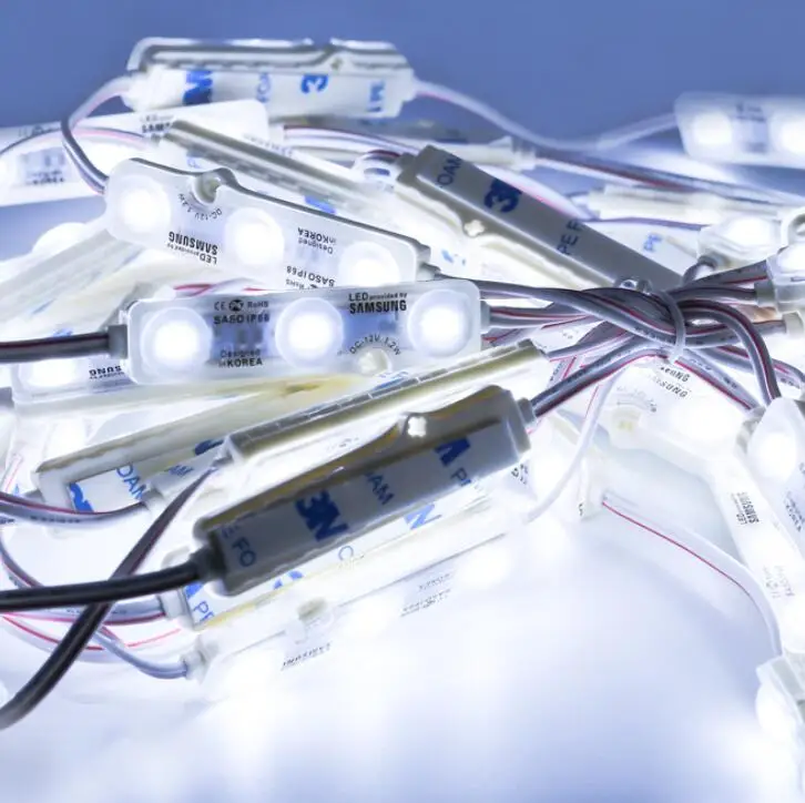 Светодиодный модуль освещения SMD 5730 3 LED s IP65 Водонепроницаемый белый теплый DC 12V