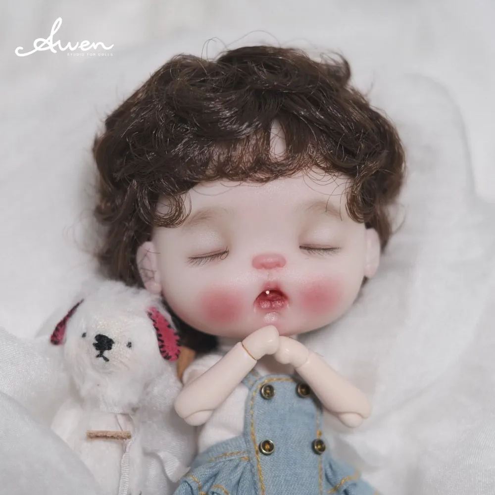 1/8 парик для куклы OB11 глиняная кукла кукол аксессуары шарнирный/SD ручной работы