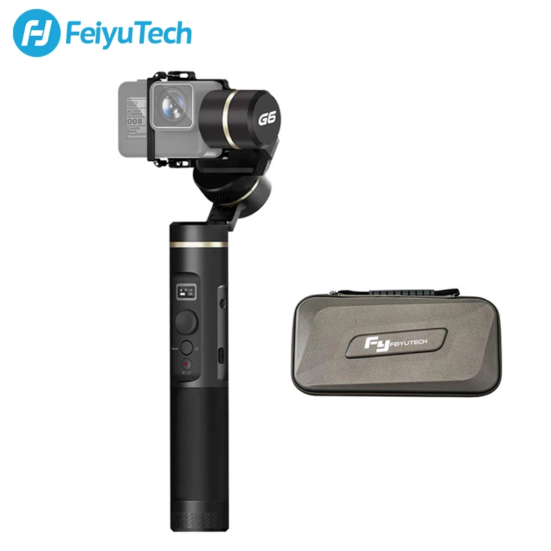FeiyuTech G6 защита от брызг ручной карданный штатив экшн-камера стабилизатор Bluetooth и Wi-Fi для Gopro Hero 7 6 5 sony RX0 Feiyu