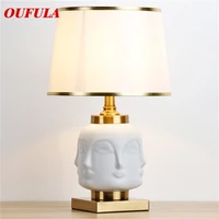 outela ceramic table lamps desk luxury modern contemporary fabric for foyer living room office creative bed room hotel