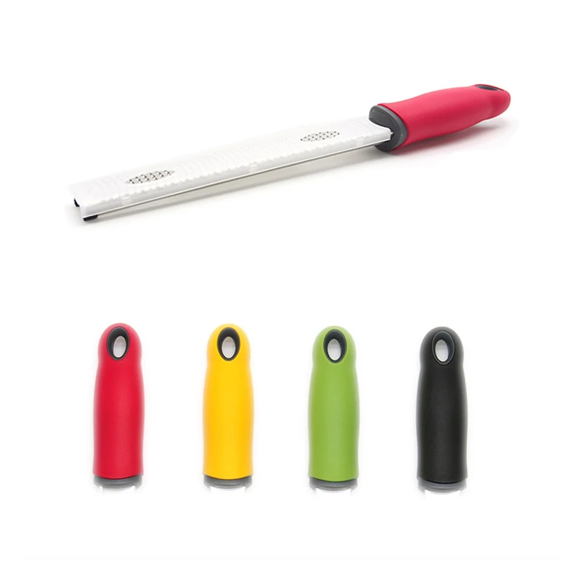 Цитрусовый лимон Zester Терка пластиковая крышка измельчитель шоколада фруктов