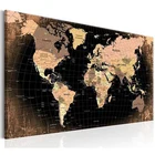 5D Diy алмазная живопись карта мира с Меридиан и параллельно камни в форме ромба Круглый Вышивка крестом мозаика Алмазная EmbroideryZP-650