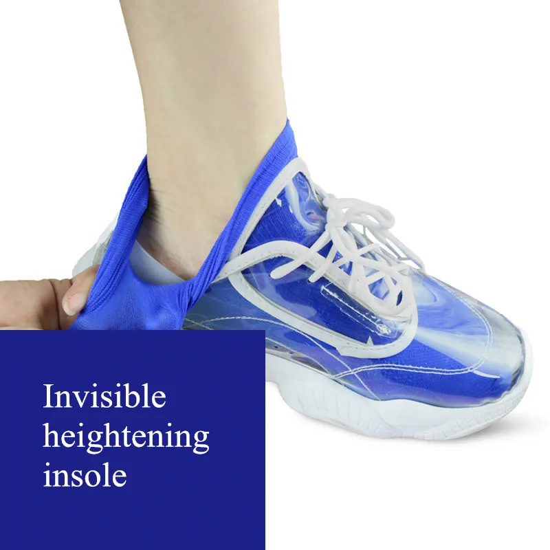 Стельки для увеличения роста обуви мужчин и женщин гелевые вставки из силикона