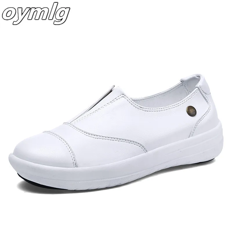 

2020 New Fashion Women Casual Shoes Genuine Leather Comfortable Slip-on Flats Shoes Woman moccasins Flat Loafers Shoes