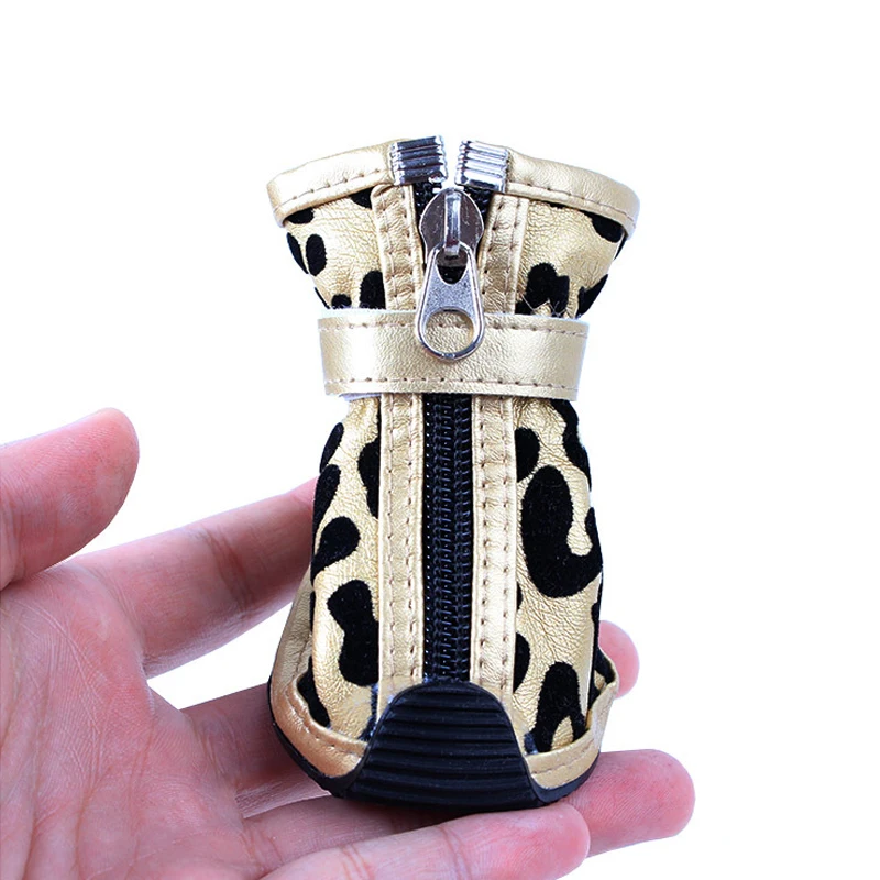 4 шт./компл. противоскользящие ботинки для собак кроссовки водонепроницаемые