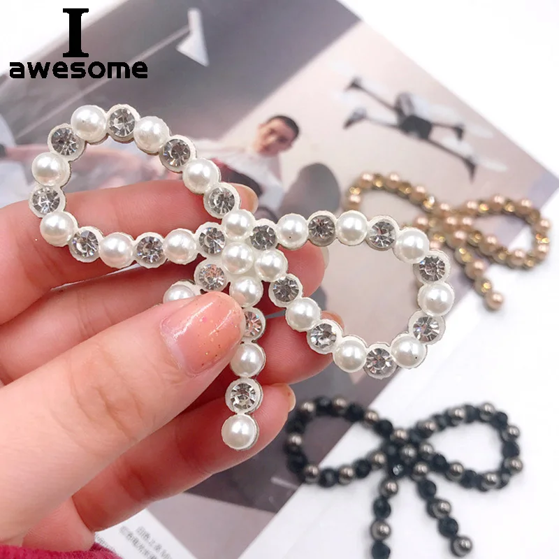 

DIY Fashion Beading Bowtie Bow-knot Bridal Wedding Party Shoes Accessories For high Heels Flats Slipper Shoe Decorations flower