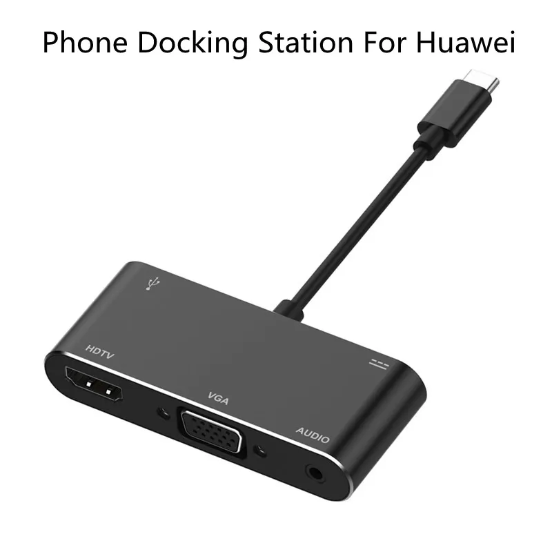 док станция с usb c на hdmi или vga док ст