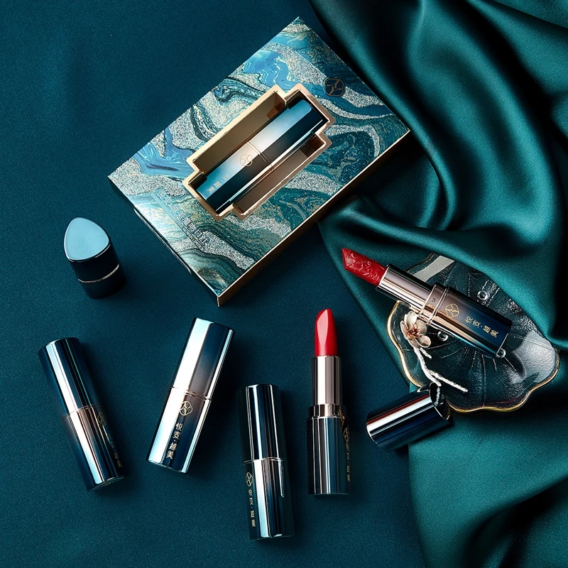 

Китайский стиль, резная помада, матовый бархат, стойкий влагостойкий блеск для губ, водостойкий пигмент, легко носить, женская косметика для...