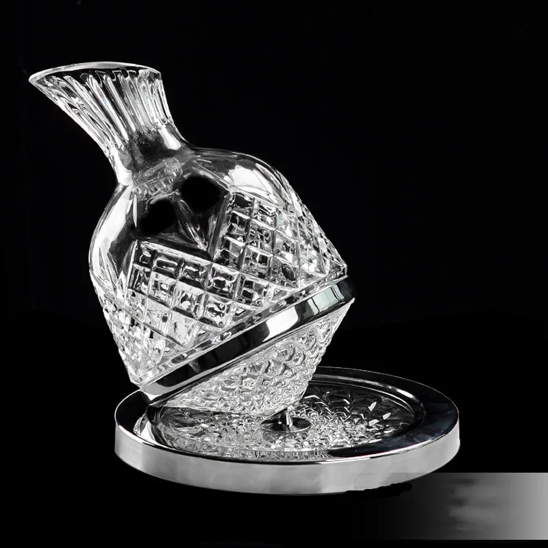 

Набор бокалов для вина, вращающийся, с гравировкой в европейском стиле