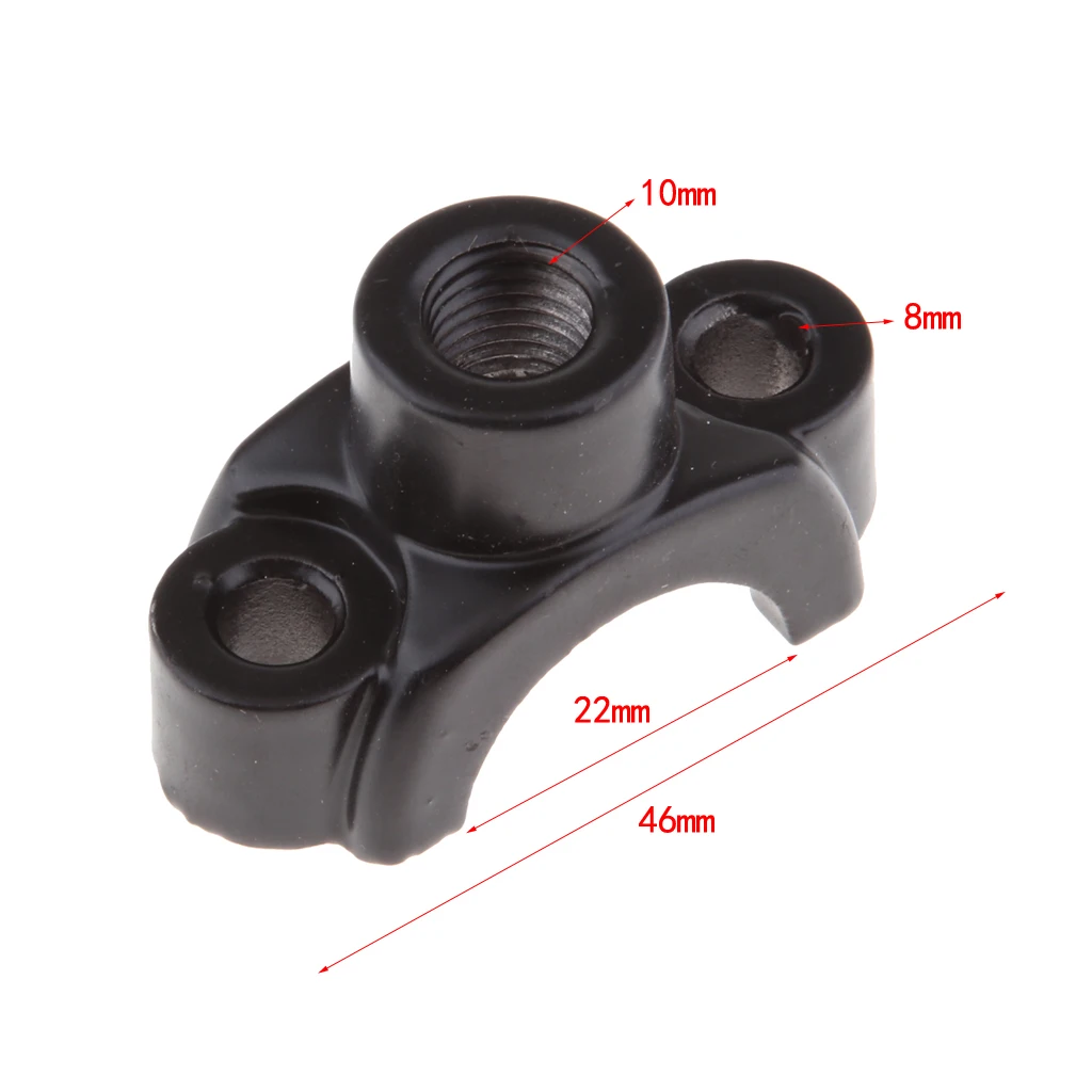 1 шт. Универсальный держатель для зеркала заднего вида на руль мотоцикла зажим