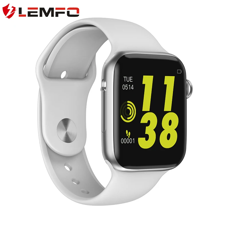 White LEMFO W34 1,5" Full Touch женские Смарт-часы мужские для Apple Watch Bluetooth Вызов ЭКГ монитор здоровья трекер Смарт-браслет - Цвет: White