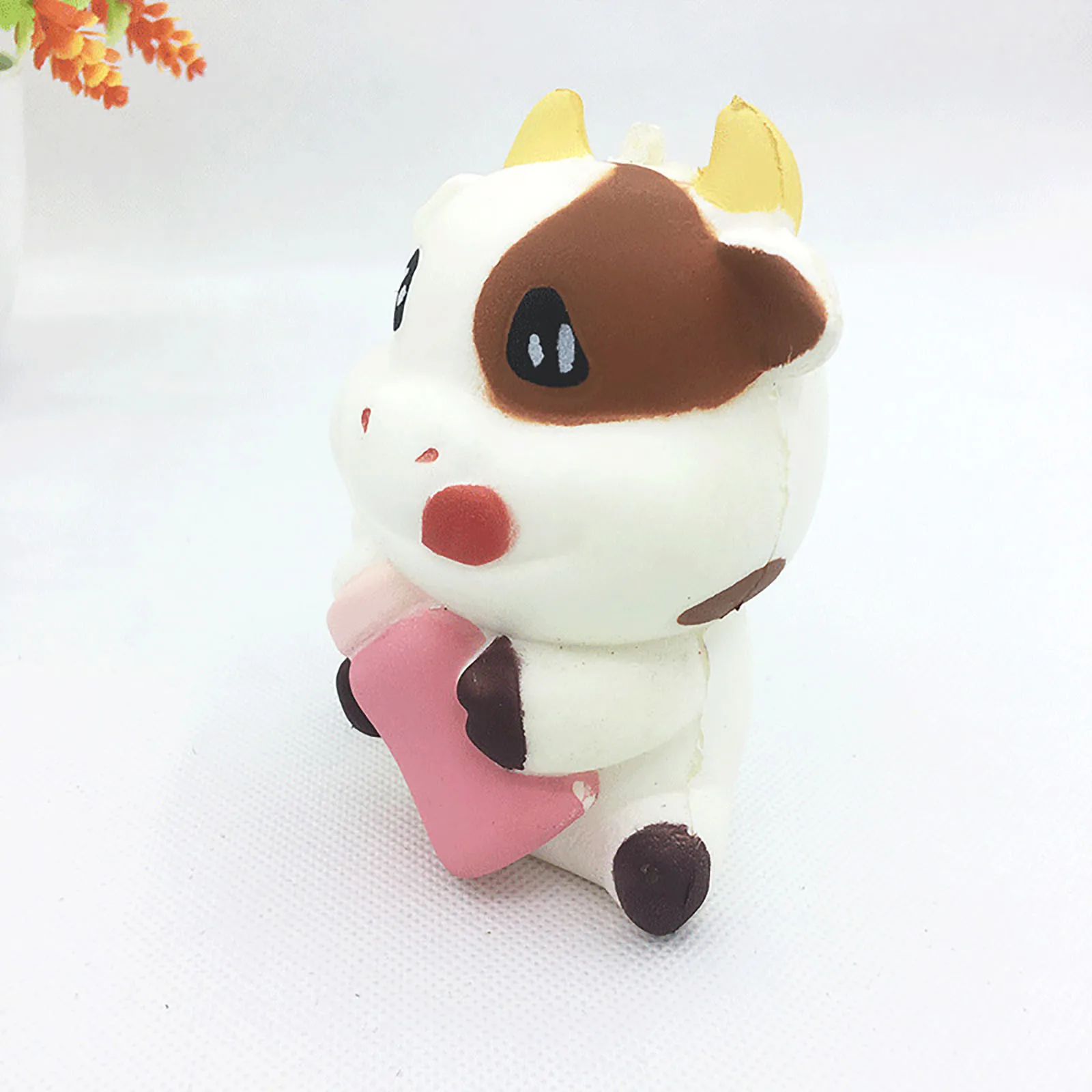 

Cute Adorable Cartoon Cow Charm Slow Rising Pressure Stress Reliever Hobbies Toys Stress Reliever Toy Gifts