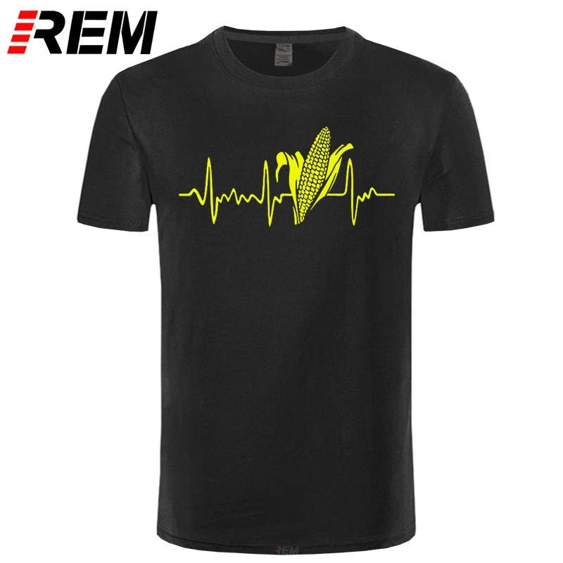 REM Corn Heartbeat - Cob футболка крутая забавная мужские высококачественные футболки для