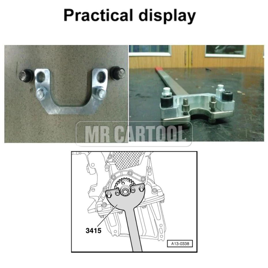 MR CARTOOL EA211 удерживающий гаечный ключ для двигателя VW Audi 1 4 TSI OEM T10475 3415 двойного