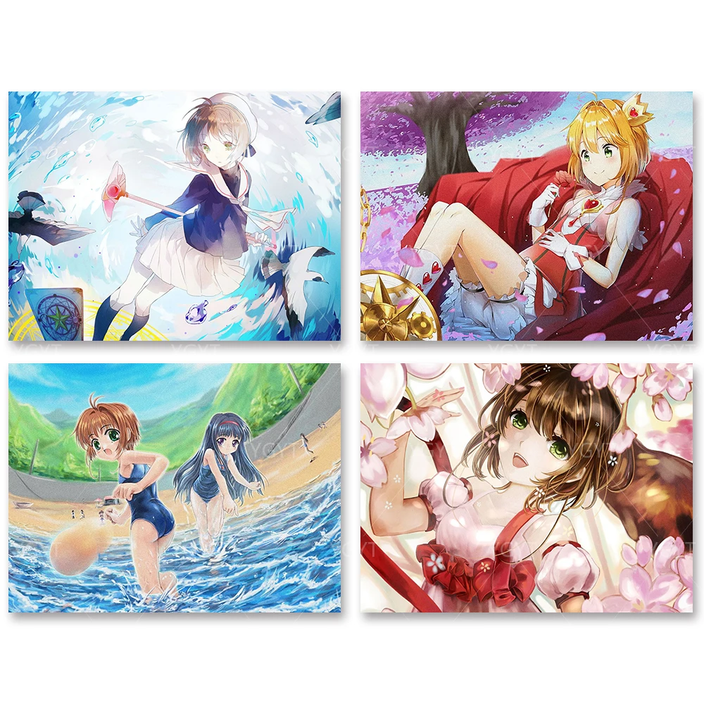 Настенный декор искусство Плавание Sakura Sa аниме Япония Полный Круглый дрель 5D