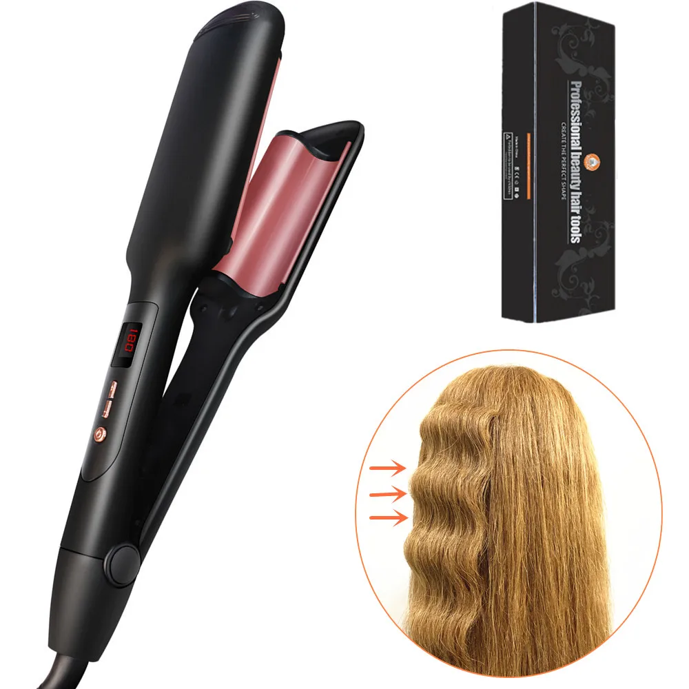 

Professional Hair Curler Beach Wave Curling Iron Corrugated Hair Crimper Ceramic Hair Styling Curling Tongs Hair Styler Curler
