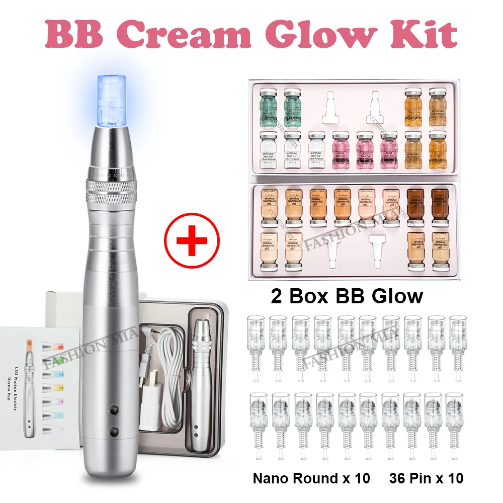 Для домашнего использования BB крем ампулы набор корейский Dr ручка машина с иглы