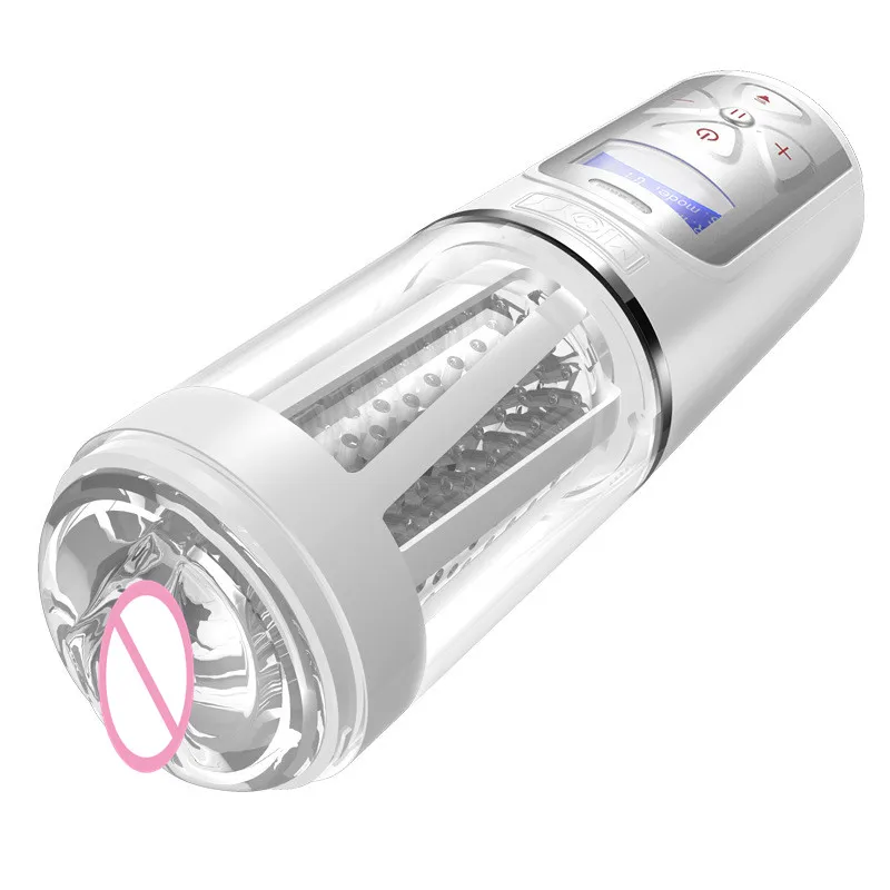 Электрическая чашка для мужской мастурбации реалистичные вагины перезаряжаемая