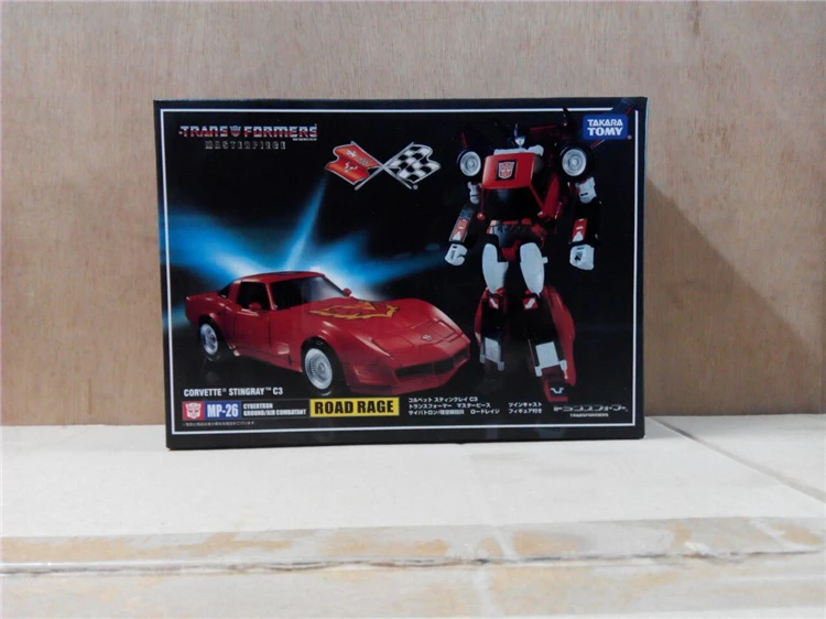 TAKARA TOMY Трансформеры роботы треки MP26 Roadrage красные Rage KO деформация Фигурки игрушки