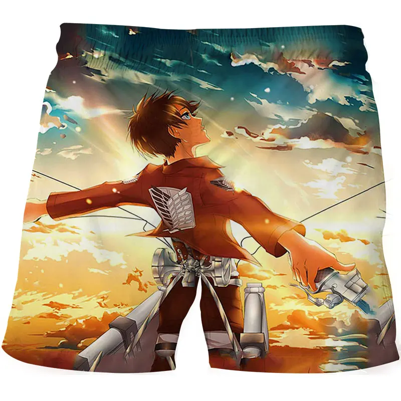 

Kids Summer Beach Shorts 3D Attacking giant shorts Baby Boy Girl Swimwear Kids Clothes Fashion Print Swim Short Boys Casual Pant