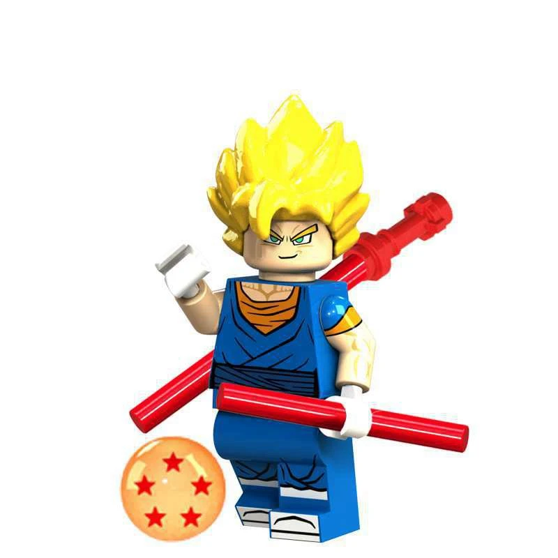 XP025 Dragon Ball Z Супер Saiyans Goku Vegeta Krillin trunks Cell Broly Аниме фигурки строительные блоки подарки для детей игрушки - Цвет: XP025