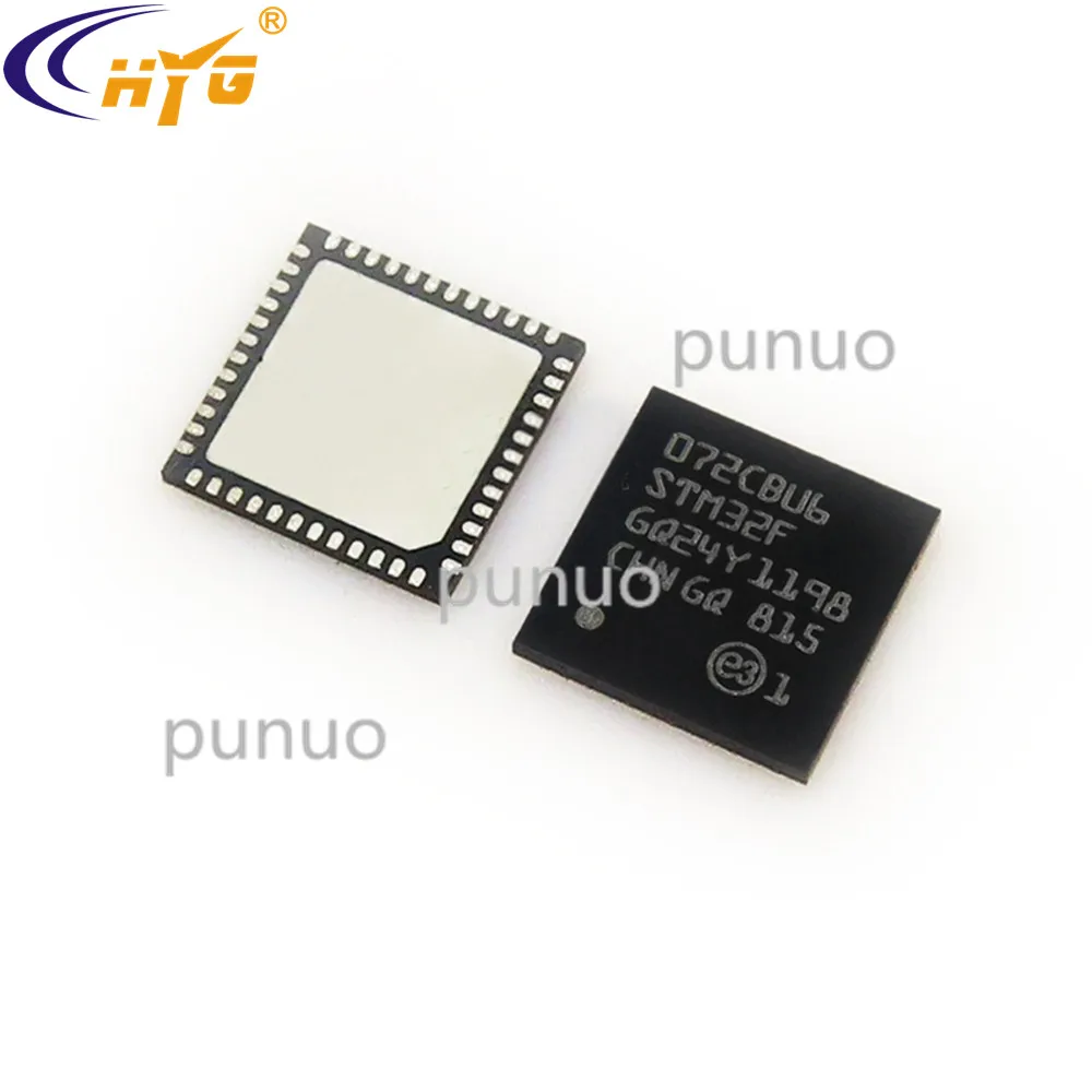 Оригинальный аутентичный STM32F072CBU6 Инкапсуляция UFQF 32-битный MCU 128 Кб Flash 12 таймеров