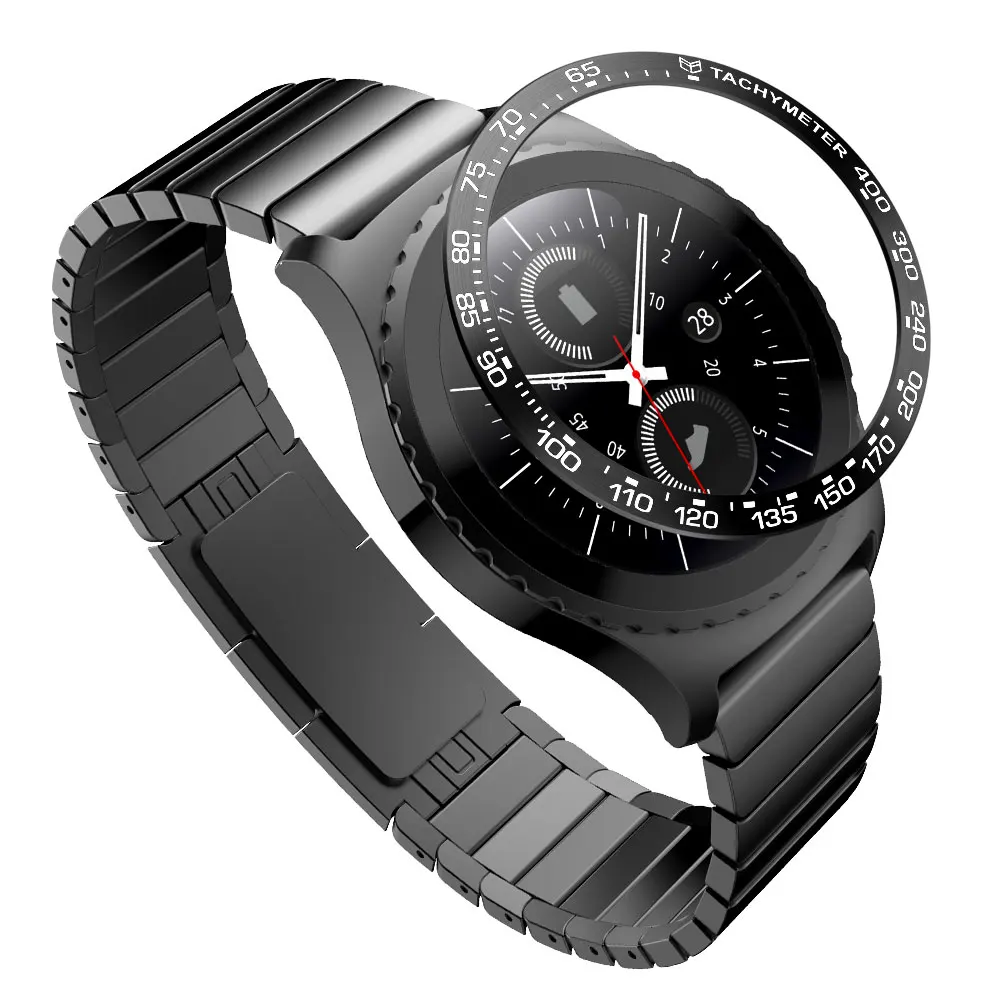 B1 Gear s3 Frontier ремешок для samsung galaxy watch 46 мм ремешок ободок для galaxy watch 46 мм Шестерня S3 металлический ободок кольцо клейкая крышка - Цвет: B1