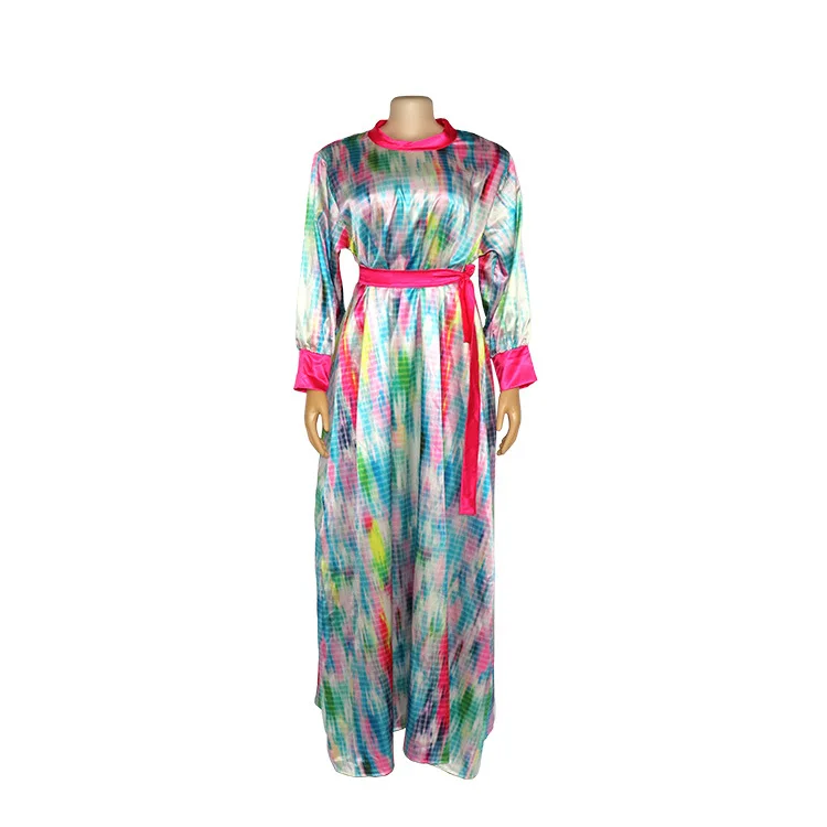 

African Design Dashiki Maxi Dress Silk Hijab Elegant Muslim Evening Party Bazin Maxi Robe Gowns Broder Riche Sexy Fairy Dreams