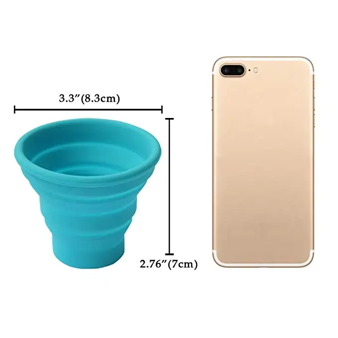 150 мл Copo силиконовая складная чашка для кофе/чая 4 цвета уличная дорожная