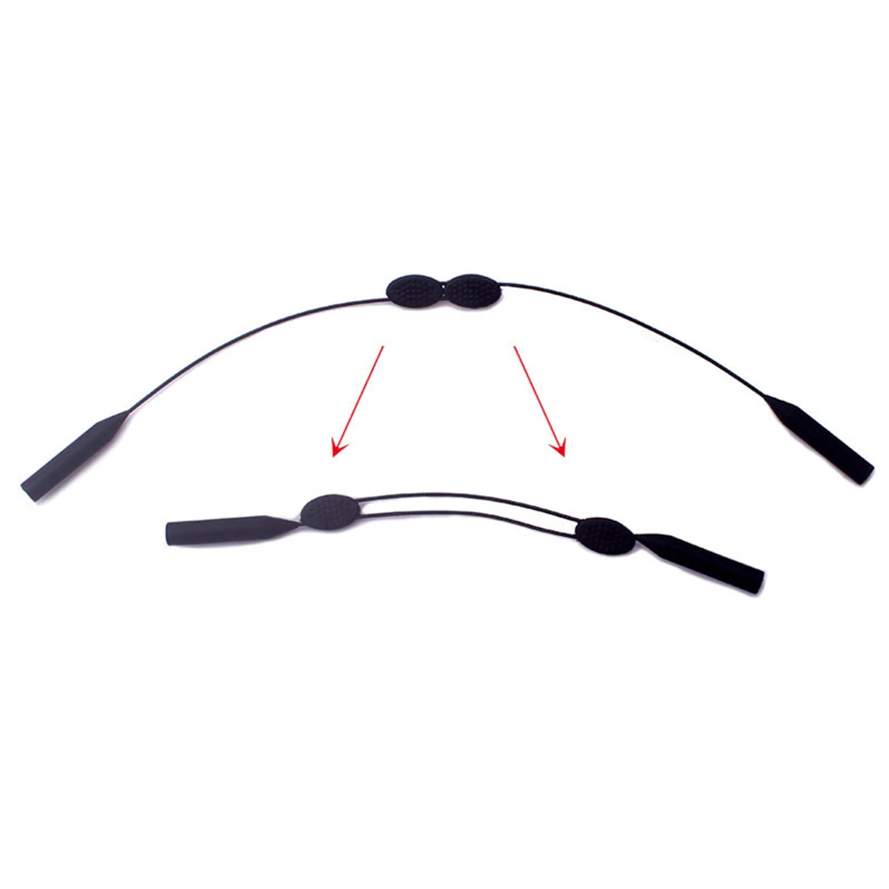 

Anti Slip Holder Adjustable Adult Silicone Glasses String Rope Sunglasses Eyeglasses Chain