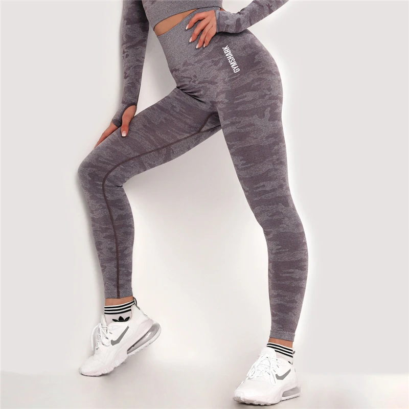

YAOYE Camouflage Yoga Pants Women Seamless Leggings Fitness Gym Tights Push Up Sports Leggings High Waist Workout Sportswear