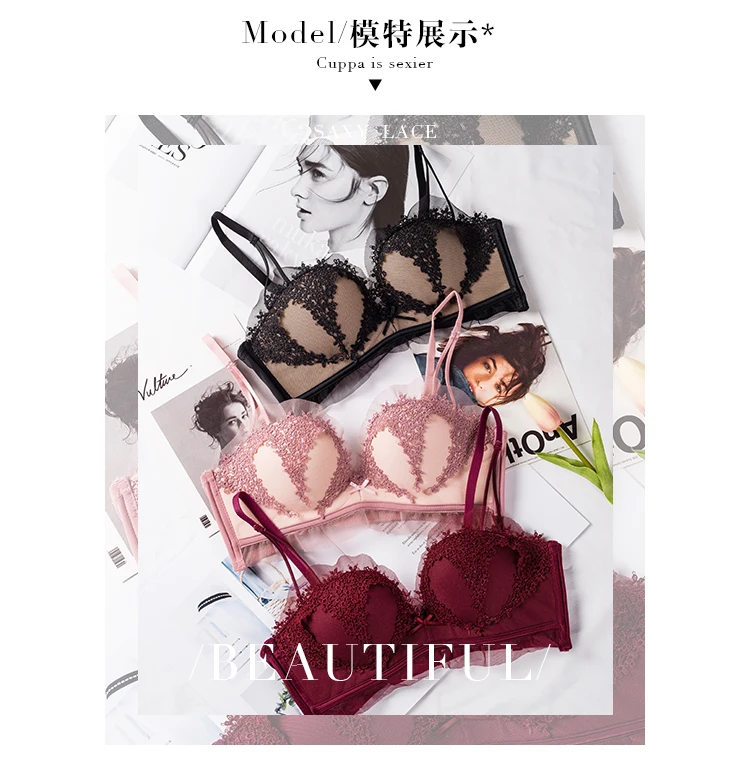 Roseheart женский модный красный розовый сексуальный комплект нижнего белья мягкие бюстгальтеры беспроводной бюстгальтер наборы хлопковые трусики женский комплект нижнего белья 70A 75B 80B