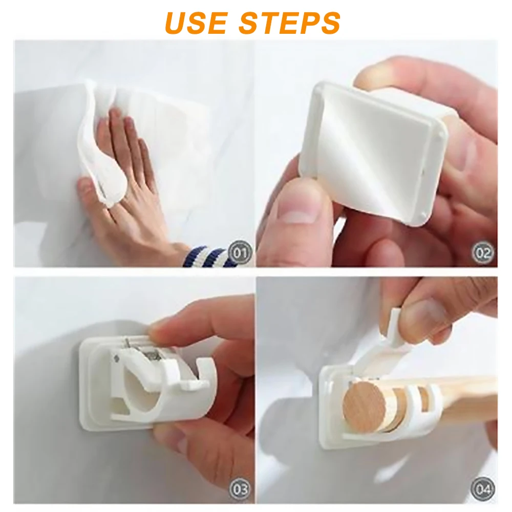 2 шт. Шторы кронштейны штанги не прилипает давит подставка для Регулируемый палка