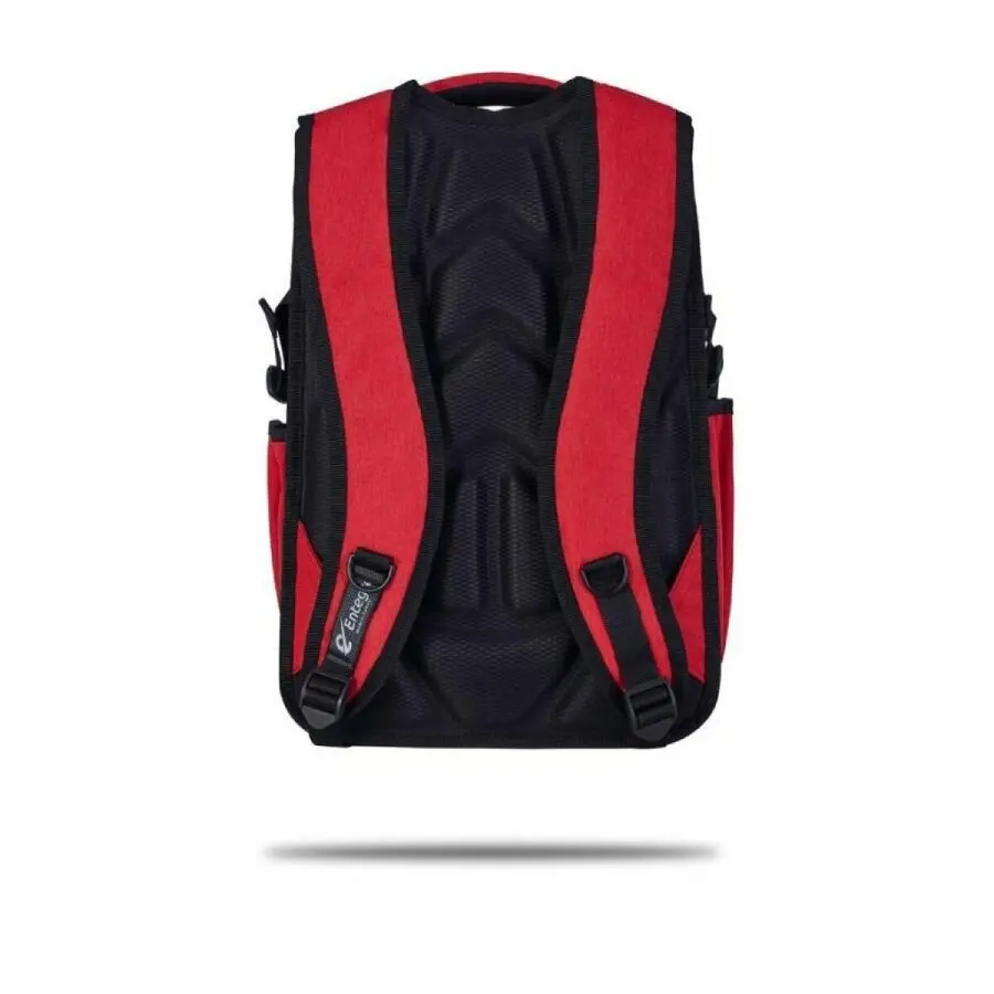 

Unisex Backpack FUDELA Red four-eyed backpack Red 2021 Fashion