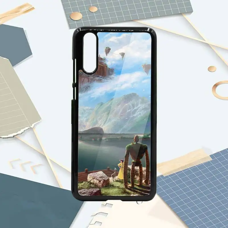 

Castle in the Sky Japan anime Phone Cases PC For Samsung galaxy S note 8 9 20 10 e lite2019 plus pro ultra