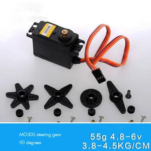 Metal Gear Servo Machine High Torque Large M0300 Servo with Double Bearing, 90 Degrees, 4. 8V-6.0V, 3.8kg. Cm -4. 5kg. Cm