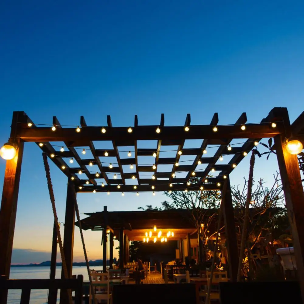 Сменная Светодиодная лента G40 для украшения дома и сада лампочка с цоколем E12 120