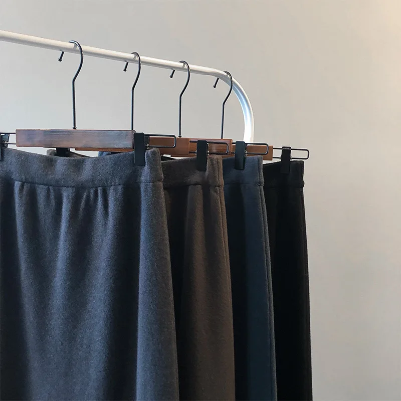 

2020 Winter Skirt Women Elastic High Waist Bodycon Skirts Womens Fashion Split Straight Skirt Femme Solid Knit Skirts Streetwear