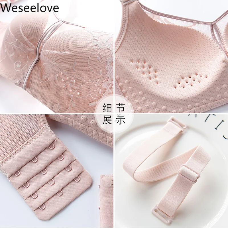 

Weseelove Super Push Up Bra for Big Breasted Women Convertible Straps Brassieres Women Lace Underwire Women's Bra 2020 B31-3