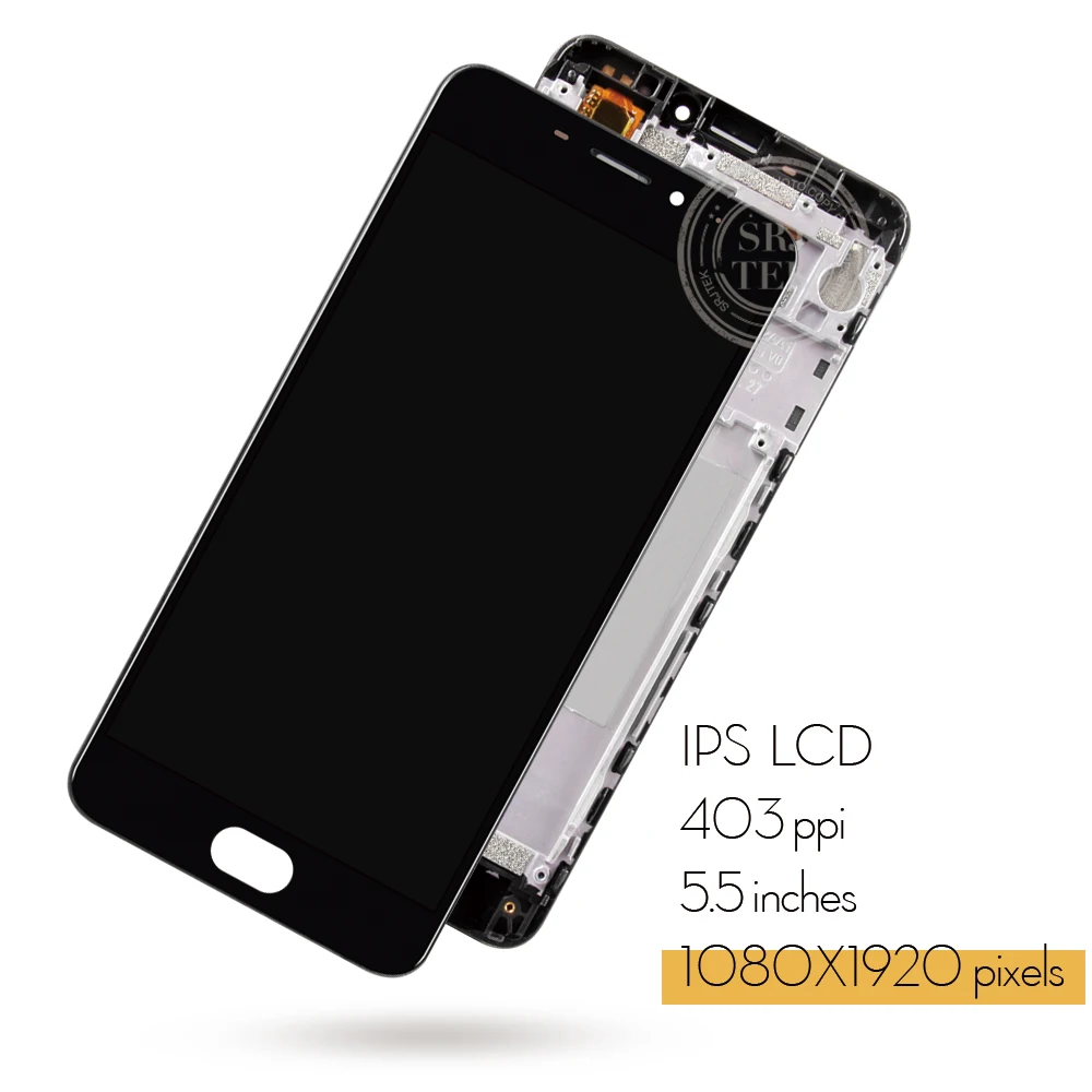 5 &quotЖК дисплей для Meizu M5 Примечание Дисплей кодирующий преобразователь