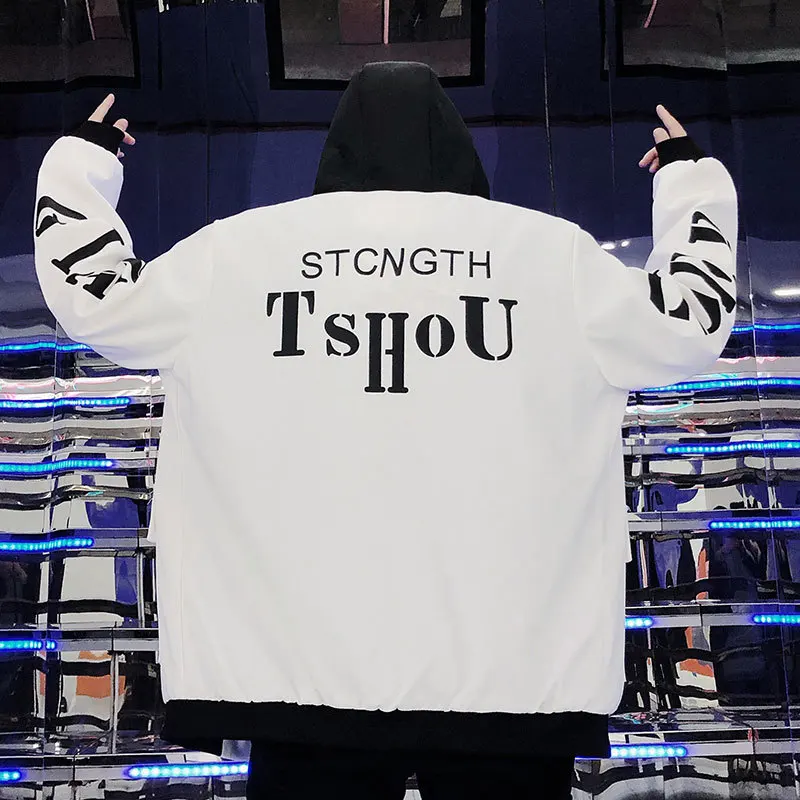 Liketkit куртка с капюшоном уличная Мужская 2019 осень японский винтажный принт куртки