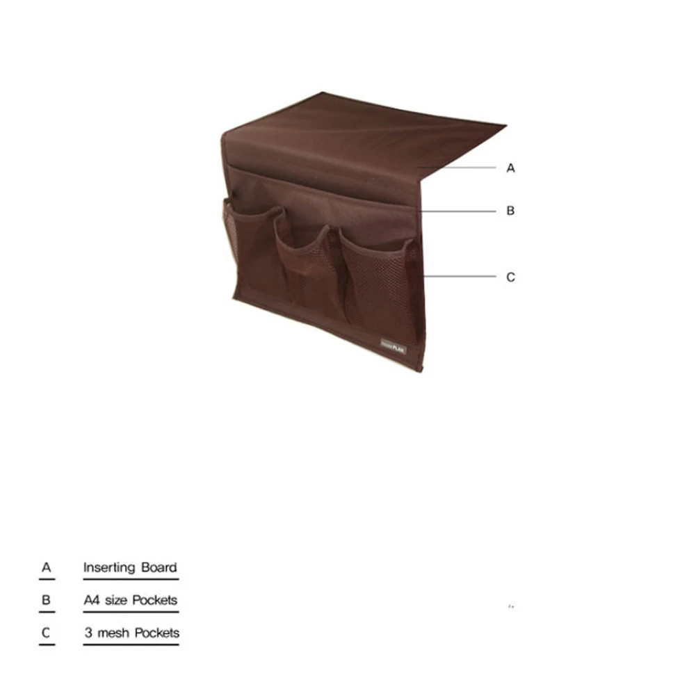 

Home Hanging Bedside Storage Organizer Table Corner Storage Holder Anti-Slip Sofa Table Cabinet Organizer Pockets Book Holder